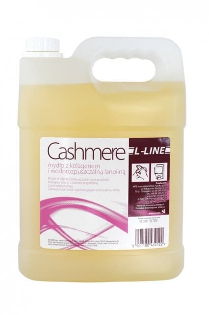 Mydło z gliceryną, kolagenem, lanoliną i elastynąL-Line Cashmere